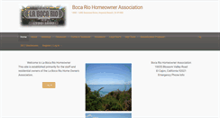 Desktop Screenshot of bocariohoa.org