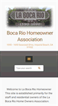Mobile Screenshot of bocariohoa.org